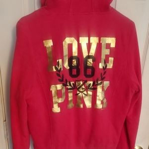 VS Pink Fur Lined Jacket